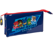 PORTATODO TRIPLE PJMASKS "READY" 22X12X3 CM (Safta 812486744)