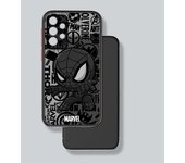 Cartoon Marvel Hero Phone Case For Samsung S24 S23 S22 S21 S20 S10 S9 Plus Ultra Pro 5G Frosted Translucent Matter Cover