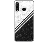 Tumundosmartphone Funda Gel Tpu para Huawei P30 Lite diseño Mármol 01 Dibujos