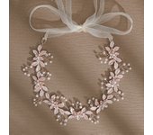 Handwork Flower Vine Headband Headmade Bride Hair Accessories Wedding Head Jewelry Headdresses For Girlfriend Bridal Headpiece