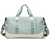 Bolsa de yoga grande de gran capacidad con compartimento para zapatos, bolsa de viaje, perfecta para vacaciones,