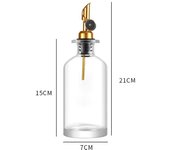 Glass Olive Oil Dispenser Bottle Seasoning Bottle Vinegar Bottle Condiment Container for Home Kitchen Stuff Kitchen Gadgets