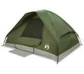 vidaXL Tienda campaña familiar iglú 6 personas impermeable verde oliva