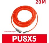 8x5mm with European Fitting high pressure air hose compressor straight pipe EU SP20 PP20 Red blue white pneumatic pipe 5M 10M 15