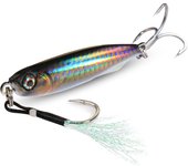 GOBAIT Metal Jig Lure 10g 20 30g 40g Spinner Spoon 3D Eye Color Spinning Fishing Tackle Hook Swimbait Pesca Spinnerbait Bait