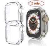 Watch Case for Apple Watch Ultra 2 49MM Series 8 7 SE 6 5 4 3 45MM 41MM 44MM 40MM Transparent Cover Apple Watch Screen Protector