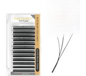 NAGARAKU Automatic Flowering W Shape  Bloom 3D 4D 5D 6D Premade Fans Eyelash Extensions Natural Soft Light Full Dense