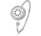 Crystal Aromatherapy Bracelet Bangle Diffuser Jewelry Tree of Life Perfume Oils Diffuser Aroma Diffuser Lockets Woman Bracelet