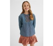 Blusa Bordado Mayoral - Partes de Arriba Niña - Elegante y Exclusiva