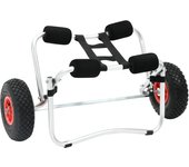 vidaXL Carritos de Kayak Aluminio Piezas Transporte Accesorio Jardín Taller Cantidad 1 unidad, 2 unidades