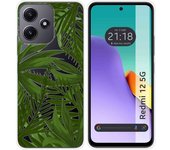 Funda Silicona Transparente para Xiaomi Redmi 12 5G diseño Jungla Dibujos