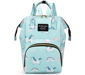 Cartoon Print Mommy Backpack Large Capacity Baby Bottle Storage Bags Baby Diaper Bag Fashion Women's Backpack Maternity Bag New