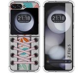 Funda Silicona Antigolpes para Samsung Galaxy Z Flip 5 5G diseño Zapatillas 09 Dibujos