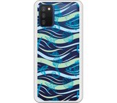 Funda compatible con Samsung Galaxy A03s - Patron caballitos de mar