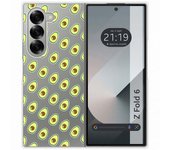 Tumundosmartphone Funda Carcasa Dura para Samsung Galaxy Z Fold 6 5G diseño Aguacate Dibujos