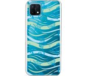 Funda compatible con Oppo A15 - Patron caballitos de mar