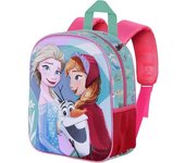 Mochila 3D Frozen, Acolchada, Licencia 100% Oficial, 30x25x10 cm, Karactermania - Kiglam