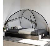 Mosquitera con puertas Mongolia 220 malla negra 200x150x140 cm
