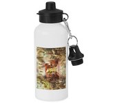 MERCHANDMANIA BIDON DEPORTIVO 600 ML ACERO INOXIDABLE CON CHUPON la leyenda del heroe verde saga videojuego diosa princesa espada botella escolar deporte bicicleta