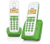 Teléfonos Inalámbricos Gigaset A130 Duo Negro – Pantalla Iluminada, Fácil de Usar, Sonido Claro y Función Eco | Ideal para Hogar u Oficina | ¡Conecta y Listo!