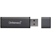 Intenso Alu Line 64GB USB 2.0 Antracita - Gran Capacidad de Almacenamiento
