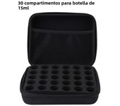 30/60 Bottles Essential Oil Case 10ML 15ML Perfume Oil Essential Oil Box Travel Portable Carrying Holder Nail Polish Storage Bag