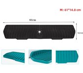 Kitchen silicone faucet pad, sink splash protection pad, sponge drainage pad, countertop protector, drainage and drying pad