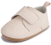 Retro Newborn First Day Toddler Shoes Classic PU Casual Sneakers Baby Boy Girl Rubber Sole Anti-slip Soft Leather Baby Shoes