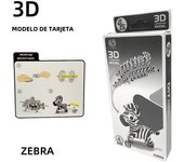 Children's 3D Puzzle Kindergarten Animal Puzzle Panda Squirrel Zebra Hippo Intelligence Early Education Toys Animal Model Paper