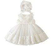Communion Baby Girl Dresses Infant Princess Wedding Gowns Birthday Formal Dress for Girl Party Dress