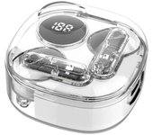 M20MAX Wireless Bluetooth Headphones Digital Display Marquee TWS Gaming Transparent In-Ear Wxxbd