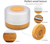 Mini máquina de aromaterapia, difusor ultrasónico de aceites esenciales de colores, humidificador de fragancias, 500 ml y 700 ml.