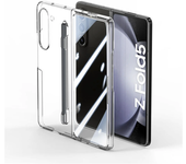 Solid Color Phone Case for Samsung Galaxy Z Fold 6 3 4 5 PC Hard Shell Protection Protective Film with S Pen Fold4 Fold5 Cover
