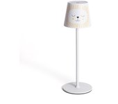 Ledkia Lámpara de Mesa LED Portátil de Metal con Batería USB Recargable Anisa Kids Amarillo
