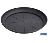 Cofan - Plato Maceta Altea Antracita - Varios Diámetros