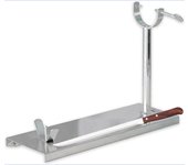 Shoppe house - Soporte Jamonero Quttin Profesional para Jamón Ibérico, Banqueta para Jamón y Pata Negra, Base de Corte para Usar con Cuchillo Jamonero y Soporte válido para jamón deshuesado de Acero Inoxidable
