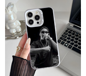 Epc M-Myke Towers Rapper Phone Case IMD Phone Case For IPhone 16 15 14 13 12 11 Pro Max Plus Color Silver Cover
