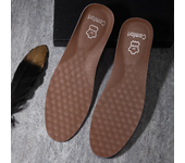 1Pair Leather Shoe Insoles Arch Support Orthopedic Insole for Feet Plantar Fasciitis Shoe Pads Shock-absorbing Cowhide Shoe Sole