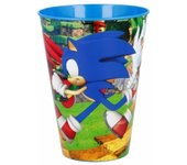 Stor Vaso Grande Color Azul con Imágenes del Videojuego Sonic 430 Ml 40506 - Colecciones de Juegos