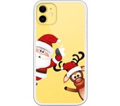 Carcasa para iPhone 11 - Santa Claus Asomado