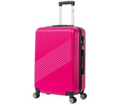 STARLEY-*Maleta Avión Equipaje de Mano Viaje Cabina Trolley ABS Rígida 4 Ruedas Maleta de cabina rigida con asa telescopica 55x35x20CM