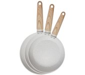 Set de 3 Sartenes en Aluminio forjado Ø18Ø22Ø26cm OAK San Ignacio
