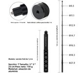 Invisible Selfie Stick for GoPro 13 12 11 10 9 8 Insta360 X5 X4 X3 X2 1/4" Extended Monopod Pole For Sports Camera Accessories