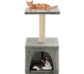 Rascador para Gatos con Poste de ISAL 55 cm Gris