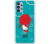 Funda original compatible con Samsung Galaxy A32 5G - Hello Kitty Globo Lazos