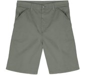 Pantalon Corto Carhartt WIP Single Knee para hombre en color verde