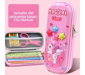 3D Kawaii Pencil Case EVA Large Capacity Waterproof Light Pencil Box for Student School Supply Stationery bag