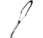 cordon piel acolchado para saxofon ancho 45 mm. XD523-2 mosqueton plastico negro