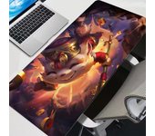 Gaming Mouse Pad League of Legends Teemo Computer Mousepad 90x40 Playmat Natural Rubber Office Carpet Computer Mice Pad For LOL