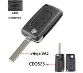 YIQIXIN Remote Car Key Shell Cover For Peugeot 207 307 308 407 607 807 For Citroen C2 C3 C4 C5 C6 HU83/VA2 Blade CE0523 CE0536